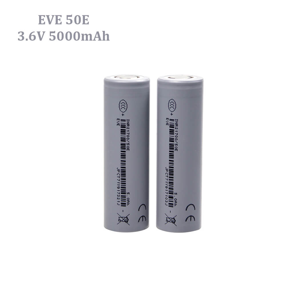 EVE 50E 21700 5000mAh Battery | High Energy Density Lithium Cell for E-Bike