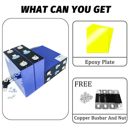 free busbar and nut for eve 230ah lifepo4 battery