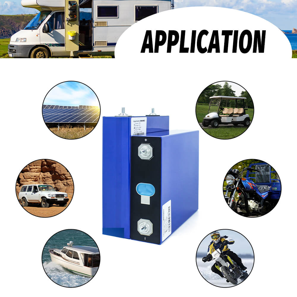 eve 230ah lifepo4 battery application for solar energy storage and RVs