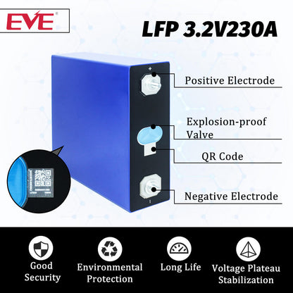 eve 230ah lifepo4 battery with qr code