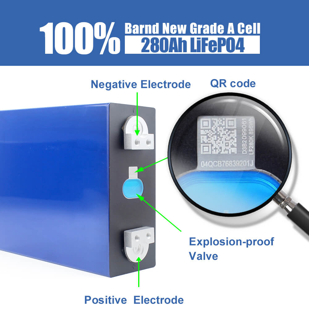 Original EVE LF280K 280Ah LiFePO4 Battery QR Code