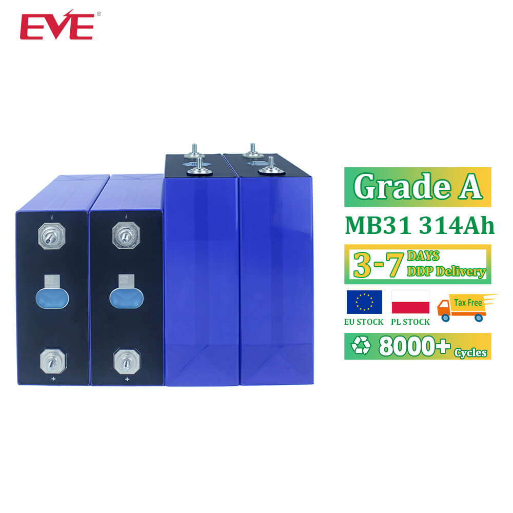 EVE MB31 314Ah LiFePO4 Battery Grade A Prismatic Cell 