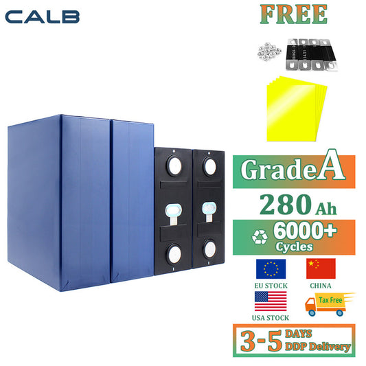 EU Stock CALB 280Ah Lifepo4 Battery Grade A Rechargeable Lithium For DIY 12V 24V 48V Boat Golf Cart