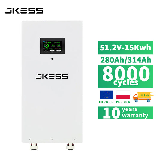 JK ESS Lifepo4 Battery Box 48V 16S 200A With JK BMS V19 For 280Ah 314Ah 51.2V 15kWh DIY Home Energy Storage