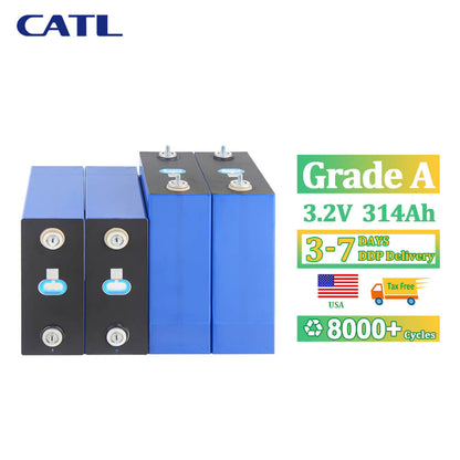 USA Stock CATL 314Ah LiFePO4 Battery Grade A Prismatic Cell 2026