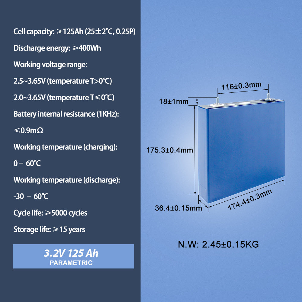 CALB 3.2V 125A Lifepo4 battery-2