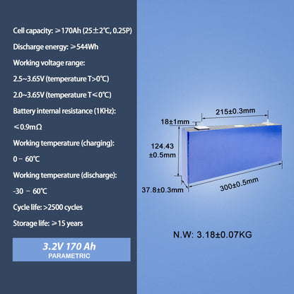 CALB 3.2V 170A Lifepo4 battery