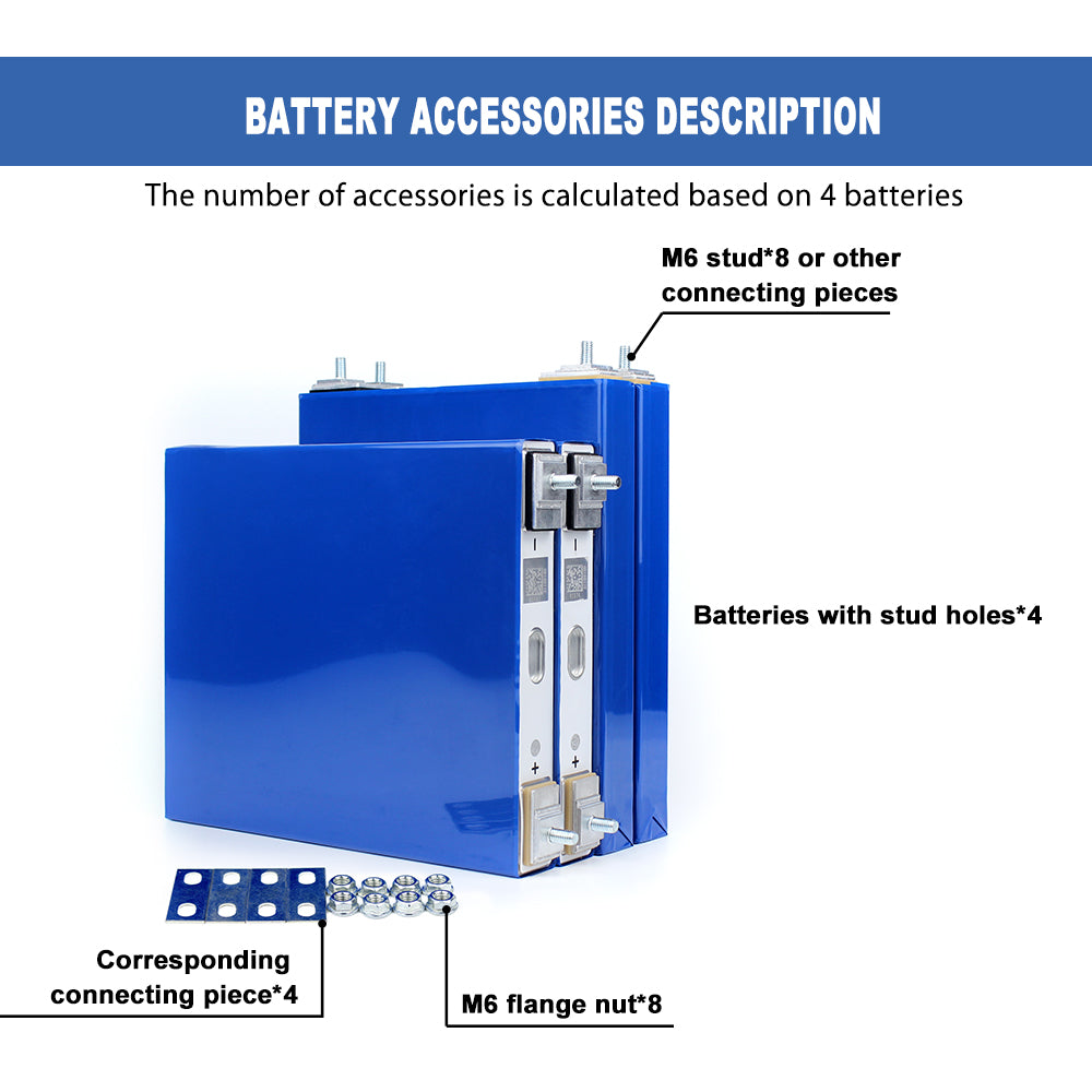 GOTION 3.2V 105Ah Lifepo4 battery Original Brand New For DIY 12V 24V 48V Solar Energy Storage RV Boat