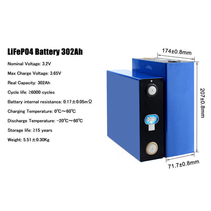 CATL 3.2V 302Ah Lifepo4 battery