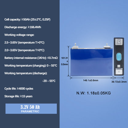 REPT 3.2V 50Ah Lifepo4 battery Original Brand New For Household Energy Storage Lithium Battery